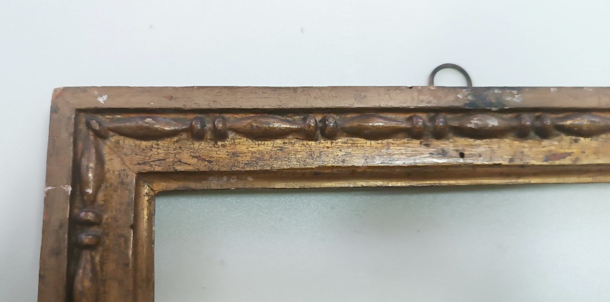 Cadre ancien en bois doré - Louis XVI italie du nord-photo-4
