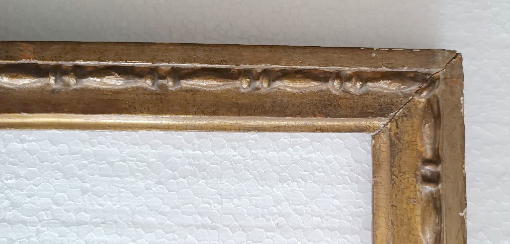 Antique Gilded Wood Frame - Louis XVI Italy-photo-2