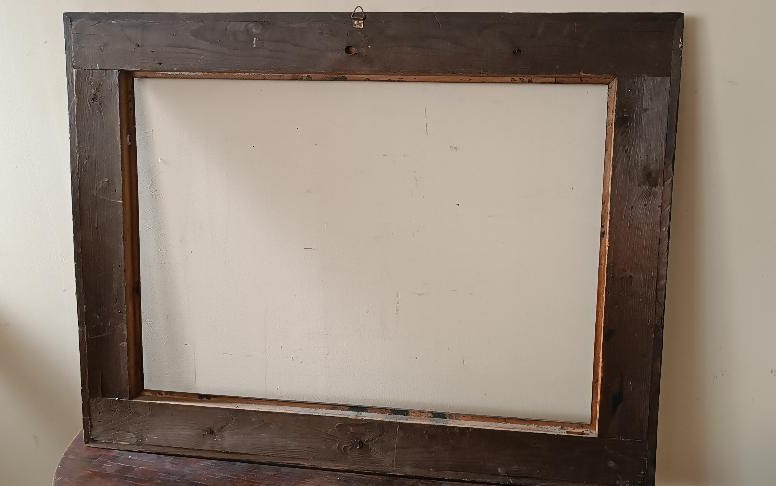 Grand cadre guilloché du XIXe siècle-photo-5