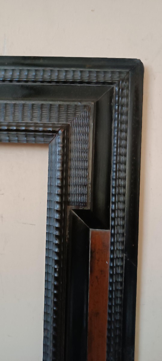 Large 19th Century Guilloche Frame-photo-4