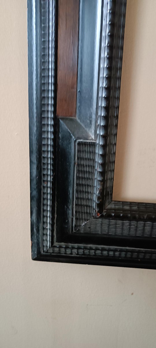 Large 19th Century Guilloche Frame-photo-2