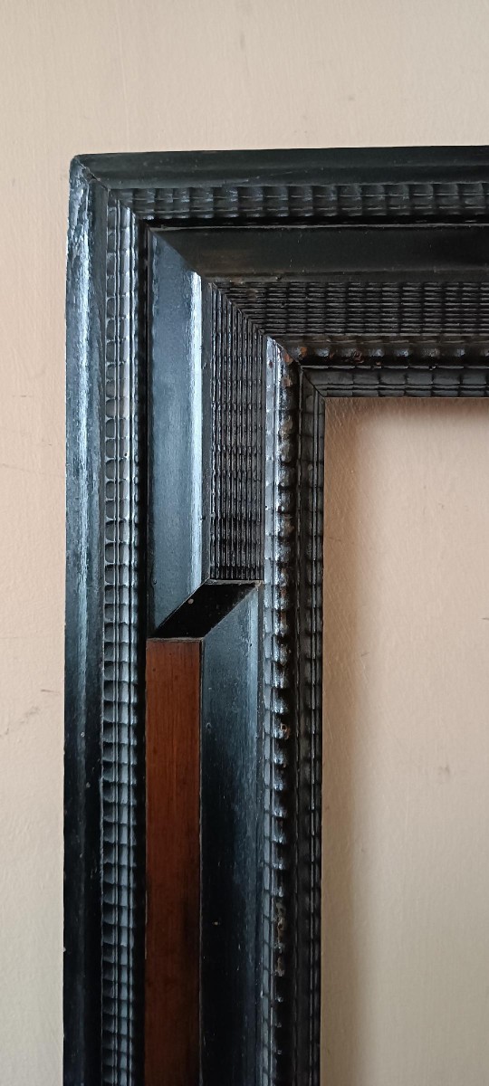 Large 19th Century Guilloche Frame-photo-3