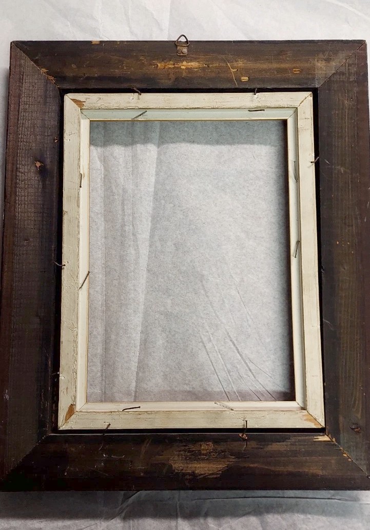 Antique Ebonized Wood Frame Guilloché Late 19th Century Renaissance Style-photo-5