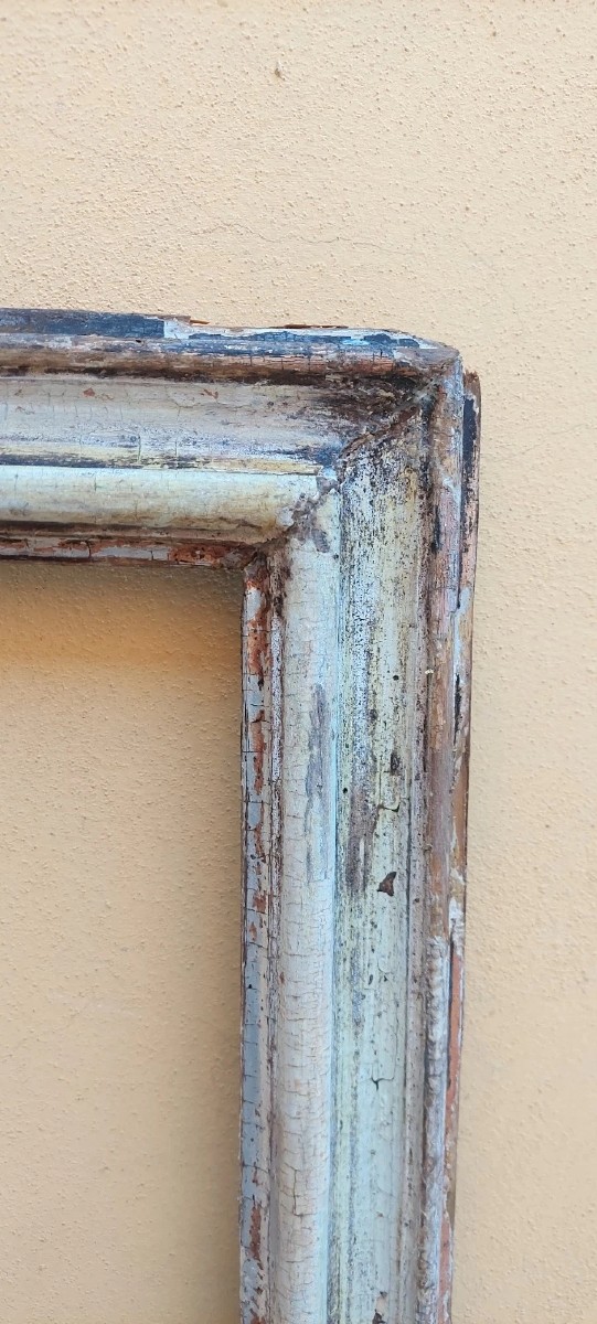 Antique Salvador Rosa Wood Frame 18th Century Italy-photo-3