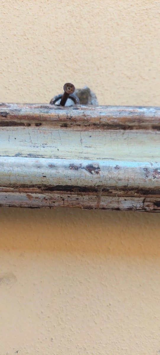 Antique Salvador Rosa Wood Frame 18th Century Italy-photo-4