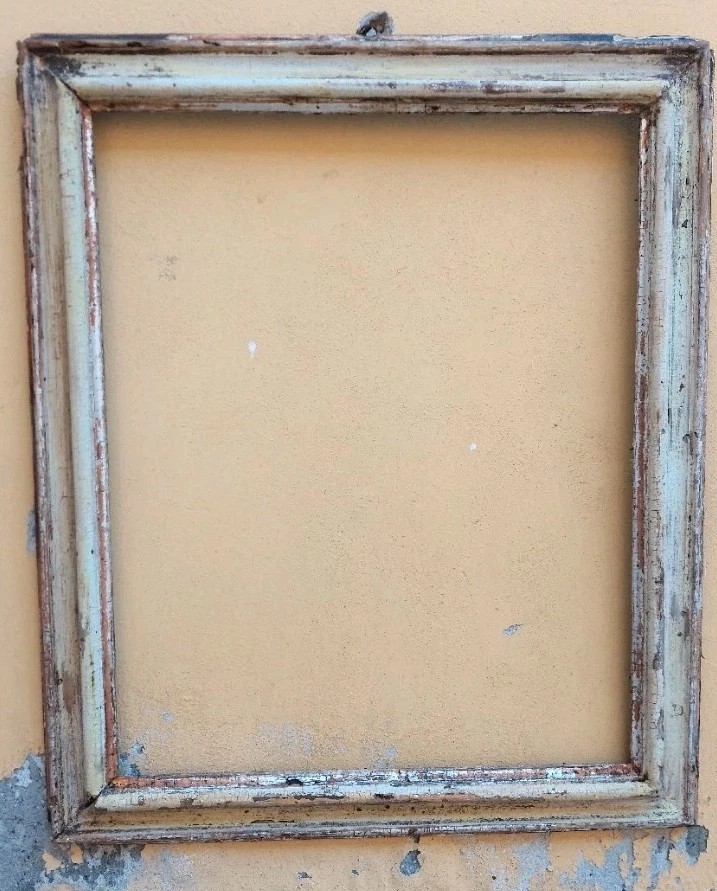 Antique Salvador Rosa Wood Frame 18th Century Italy-photo-3