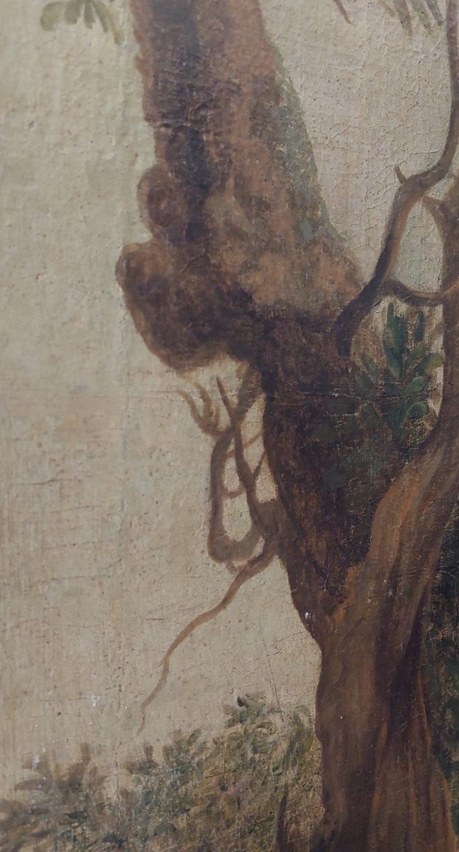 Large Oil Painting On Canvas 2 M X 1.50 M - Animated Landscape - Charles Louis Verboeckhoven-photo-3