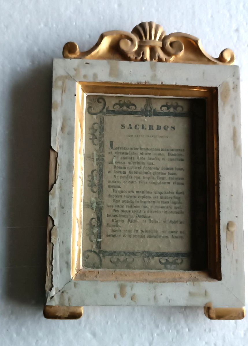 Antique Louis XVI Cartaglory Frame-photo-2