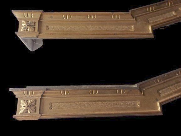 Pair Of Valances In Carved And Gilded Wood, Northern Italy XIXth Century-photo-4