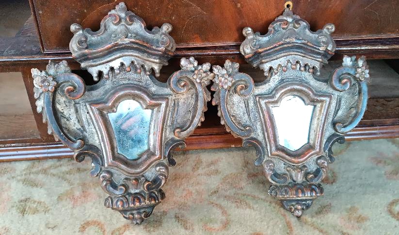 Antique Pair Of Baroque Frames - Italy, Late 17th/early 18th Century-photo-2