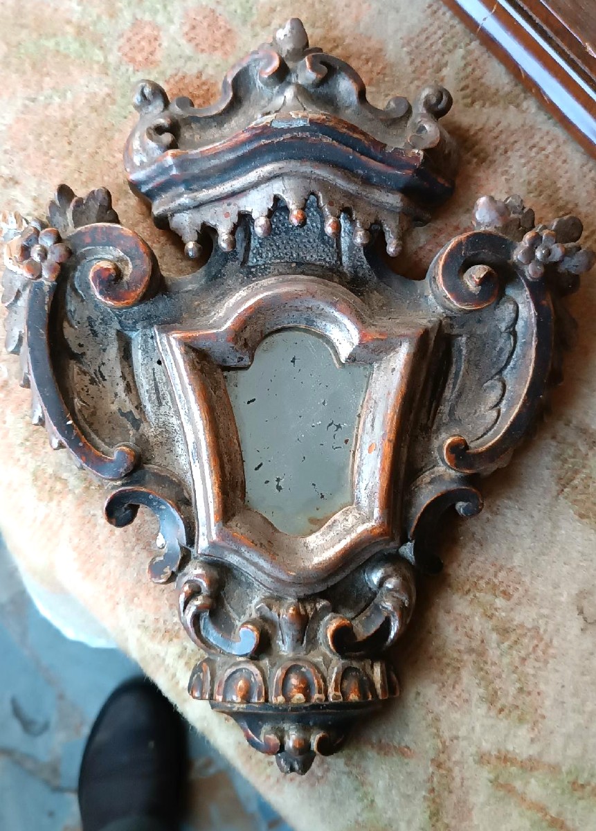 Antique Pair Of Baroque Frames - Italy, Late 17th/early 18th Century-photo-1