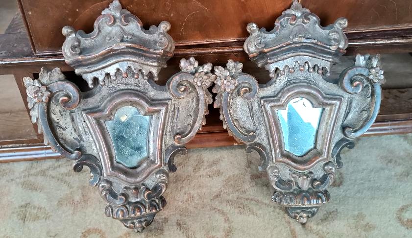 Antique Pair Of Baroque Frames - Italy, Late 17th/early 18th Century