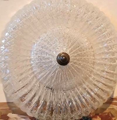 Plafonnier des années 1950, plafonnier de Murano, Barovier et Toso-photo-3