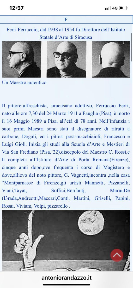 Large Oil On Panel Ferruccio Ferri -1940 - "the Blind Man" Published-photo-2