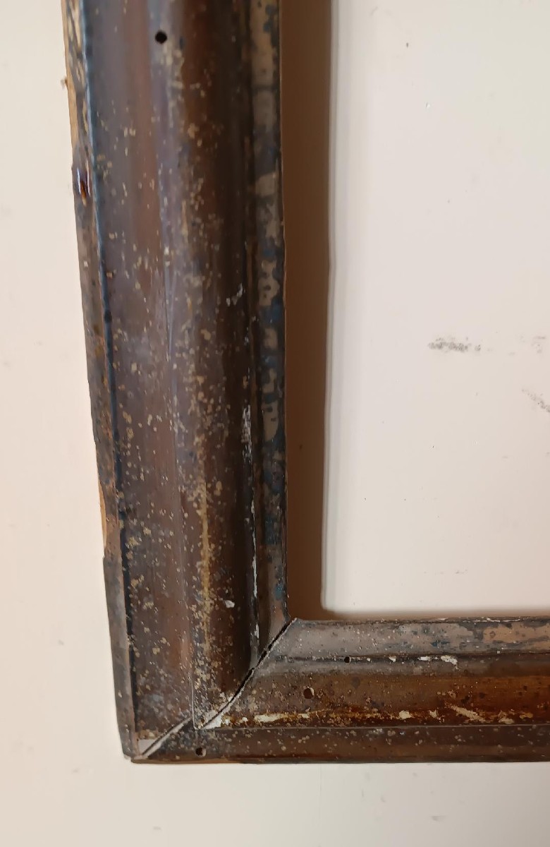 Cadre laqué toscan ancien du XVIIIe siècle-photo-2