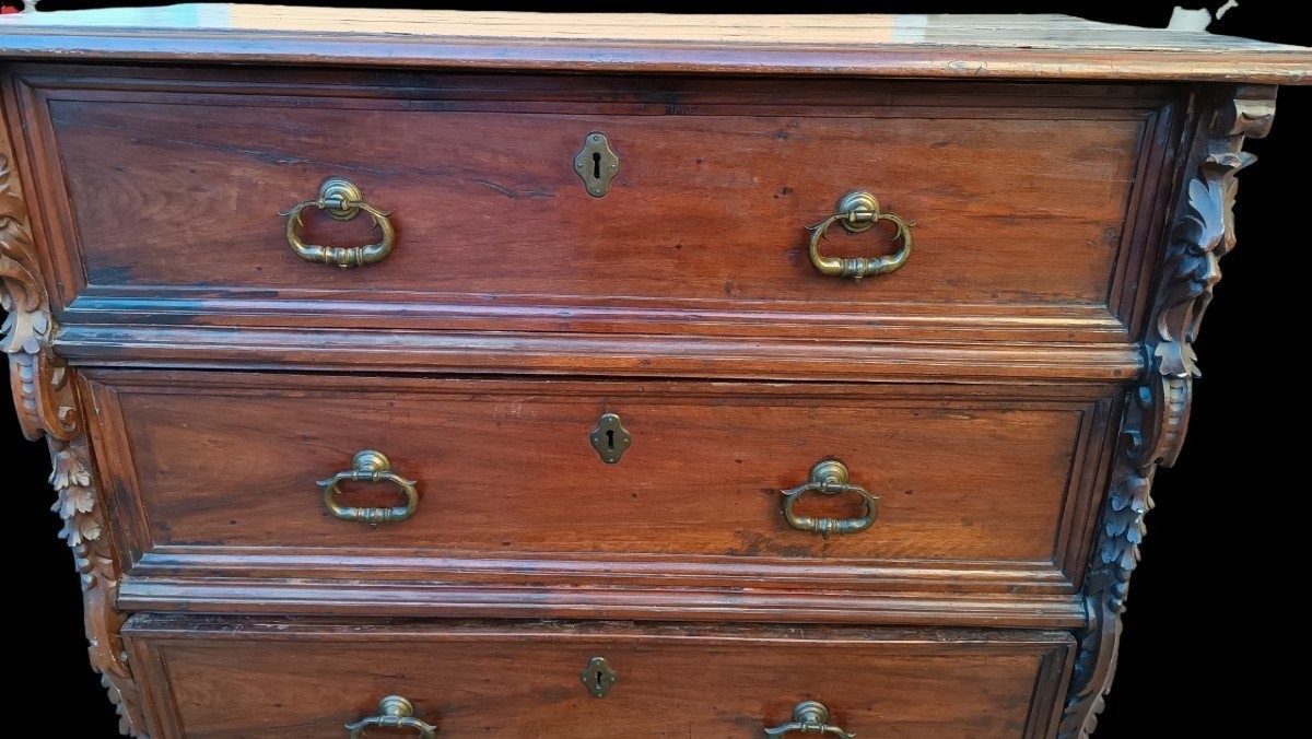 Antique Chest Of Drawers, 17th Century Italy-photo-4