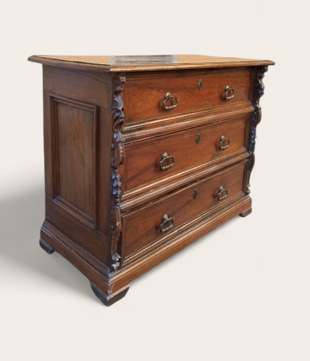 Antique Chest Of Drawers, 17th Century Italy
