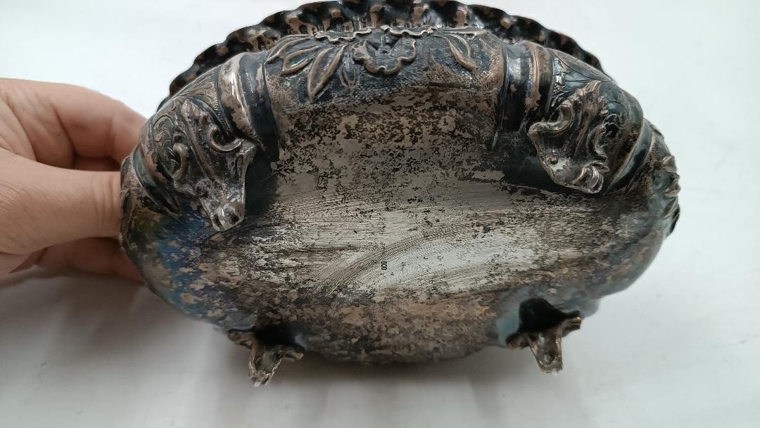 Tureen In Solid Chiselled Silver - Italy, Late 19th Century - 328 Grams-photo-3