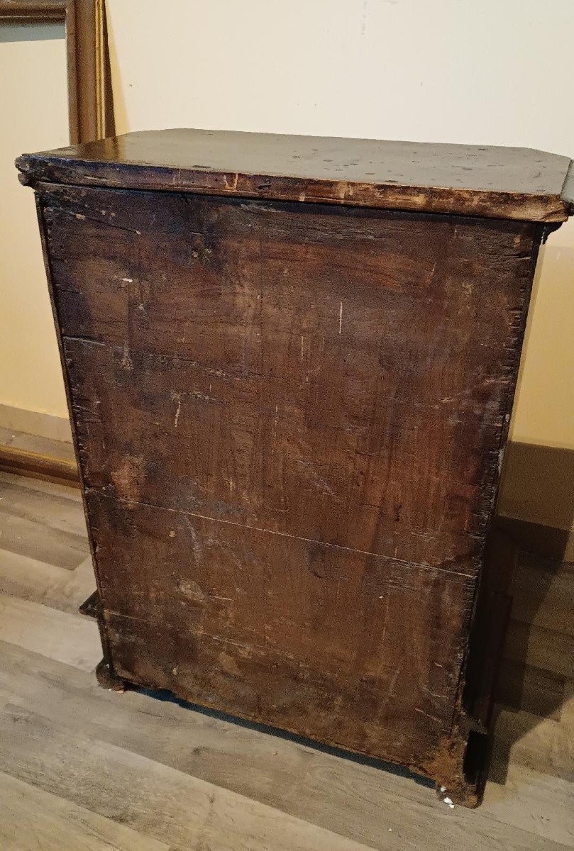 Antique 17th Century Kneeler With Walnut Drawers-photo-6