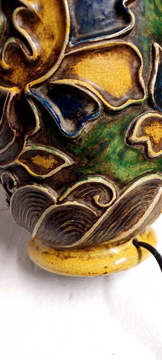 Ugo Zaccagnini Ceramic Lamp , 1930s-photo-2