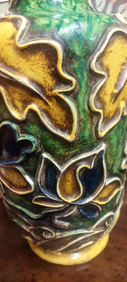 Ugo Zaccagnini Ceramic Lamp Base, 1930s-photo-2