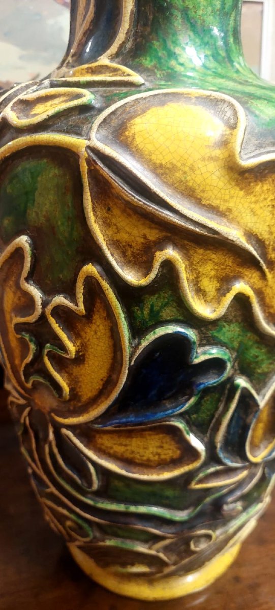 Ugo Zaccagnini Ceramic Lamp Base, 1930s-photo-5