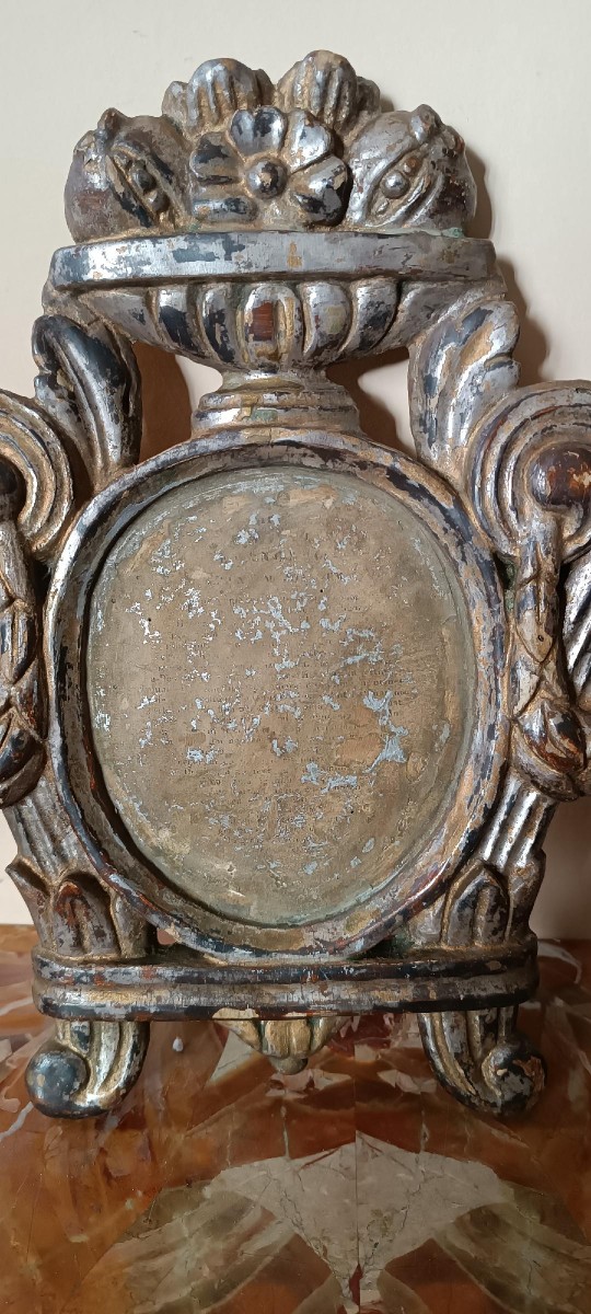 Triptyque de carte-glorie, cadres du XVIIIe siècle-photo-1