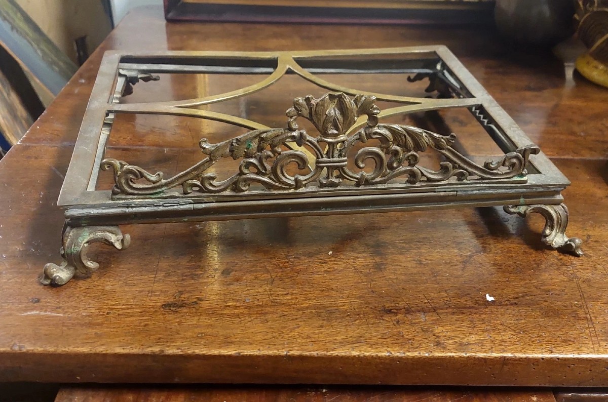 PUPITRE EN BRONZE DU XIXE SIÈCLE-photo-4