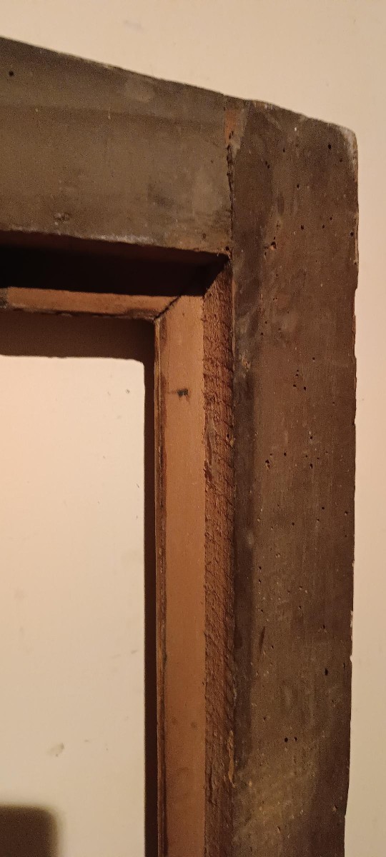 Antique Lacquered Frame Salvator Rosa 17th Century Italy 104 X90 Xm-photo-7