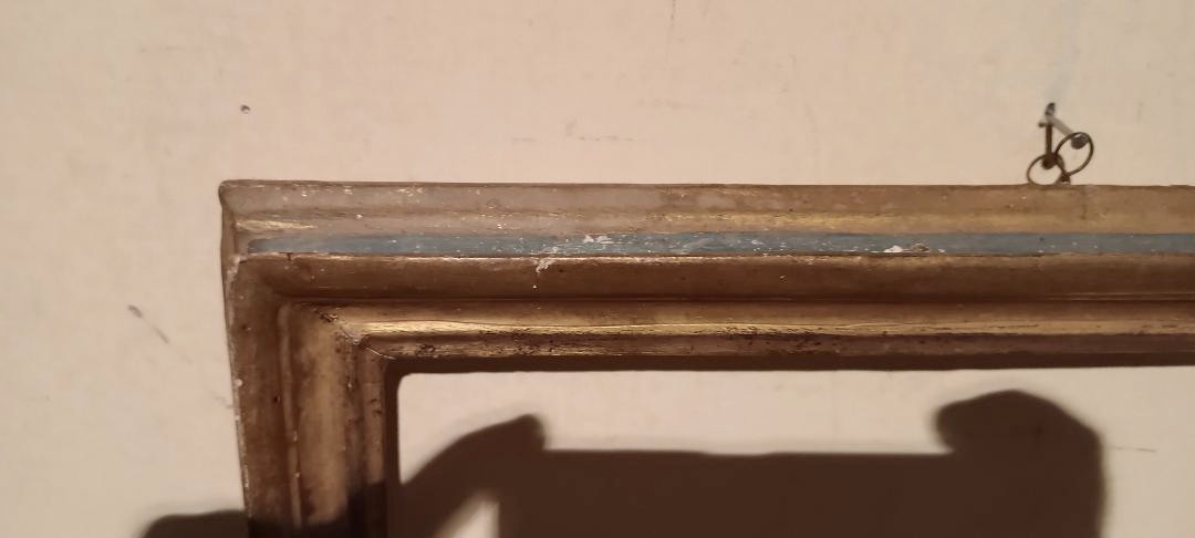 Antique Gilded And Lacquered Frame-photo-1