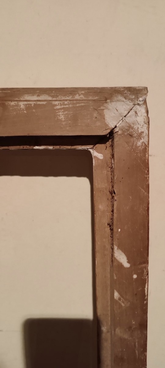 Antique Gilded And Lacquered Frame-photo-6