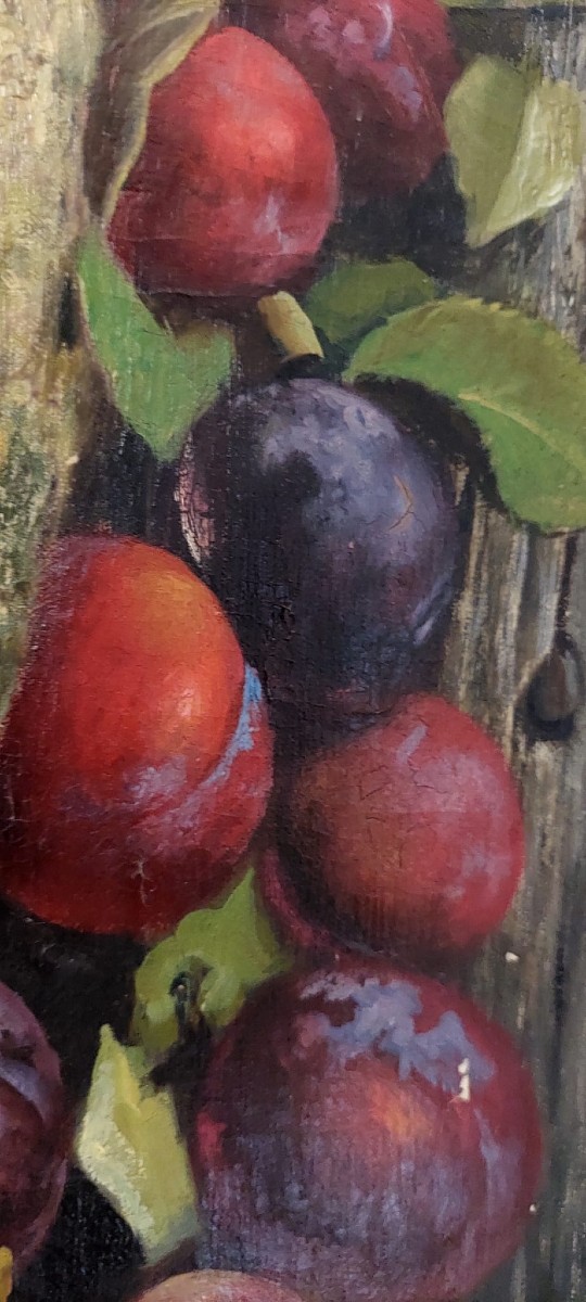 ZINGONI AURELIO FLORENCE 1853-1922, HUILE SUR TOILE, NATURE MORTE-photo-4