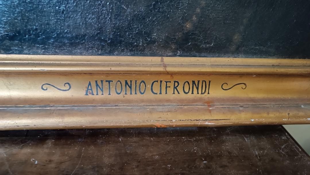 Peinture ancienne à l'huile sur toile - Saint François de Paule - Antonio Cifrondi (1656-1730)-photo-5