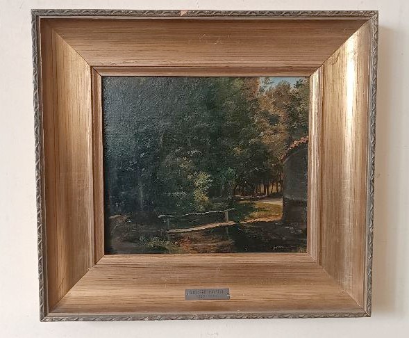 Oil Painting On Panel, Giuseppe Hainmann (milan 1828-alexandria, Egypt 1883)