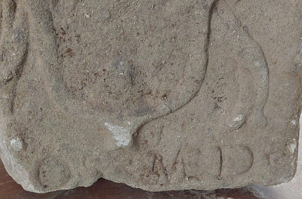 Coat Of Arms Of The Canton In Stone, First Half Of The 15th Century, Este Family, Duchy Ferrara-photo-3