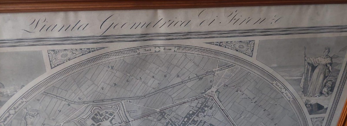Grande carte géométrique de la ville de Florence, 1843-photo-1