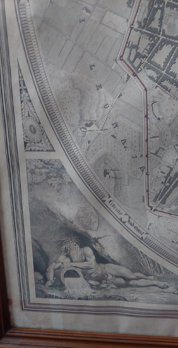 Grande carte géométrique de la ville de Florence, 1843-photo-2