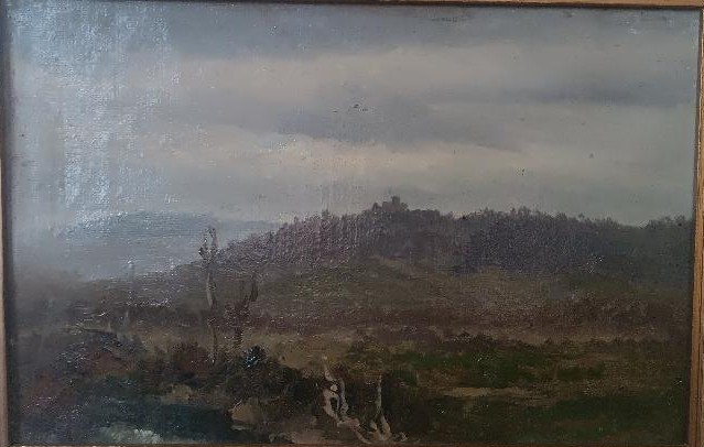 Huile sur toile, GIUSEPPE HAINMANN (Milan 1828-Alexandrie, Égypte)-photo-1