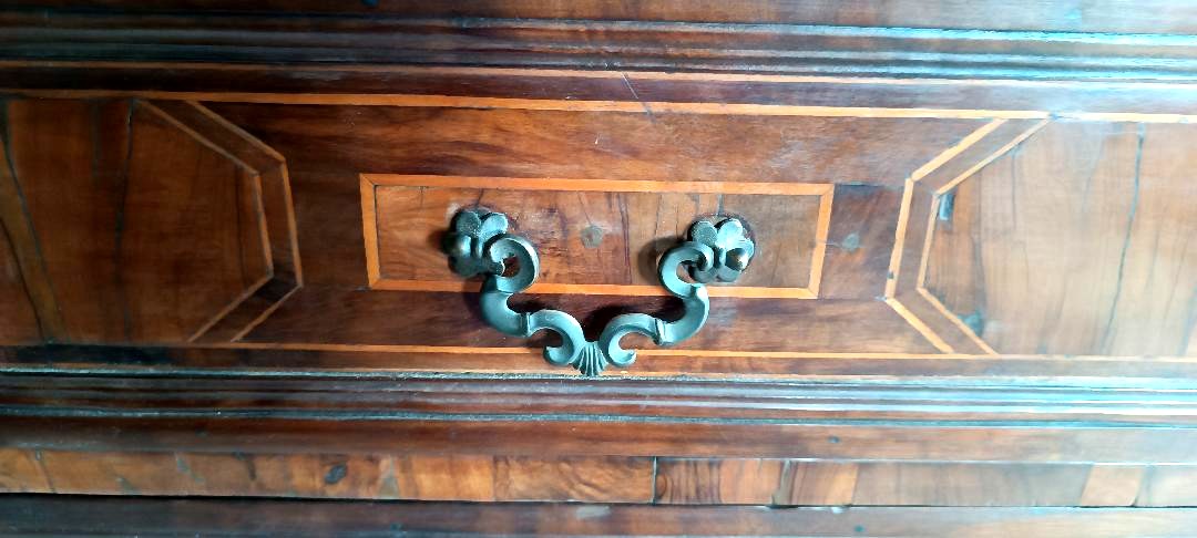 Antique Inlaid Chest Of Drawers - Italy, 17th Century-photo-4