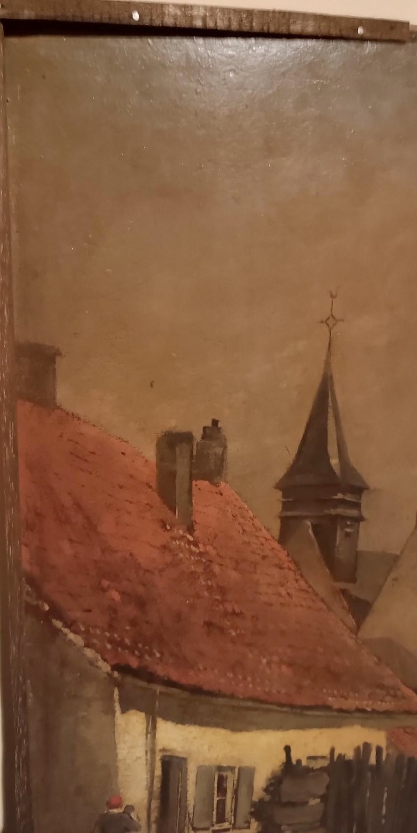 Peinture du XIXe siècle - Huile sur panneau - École européenne-photo-1