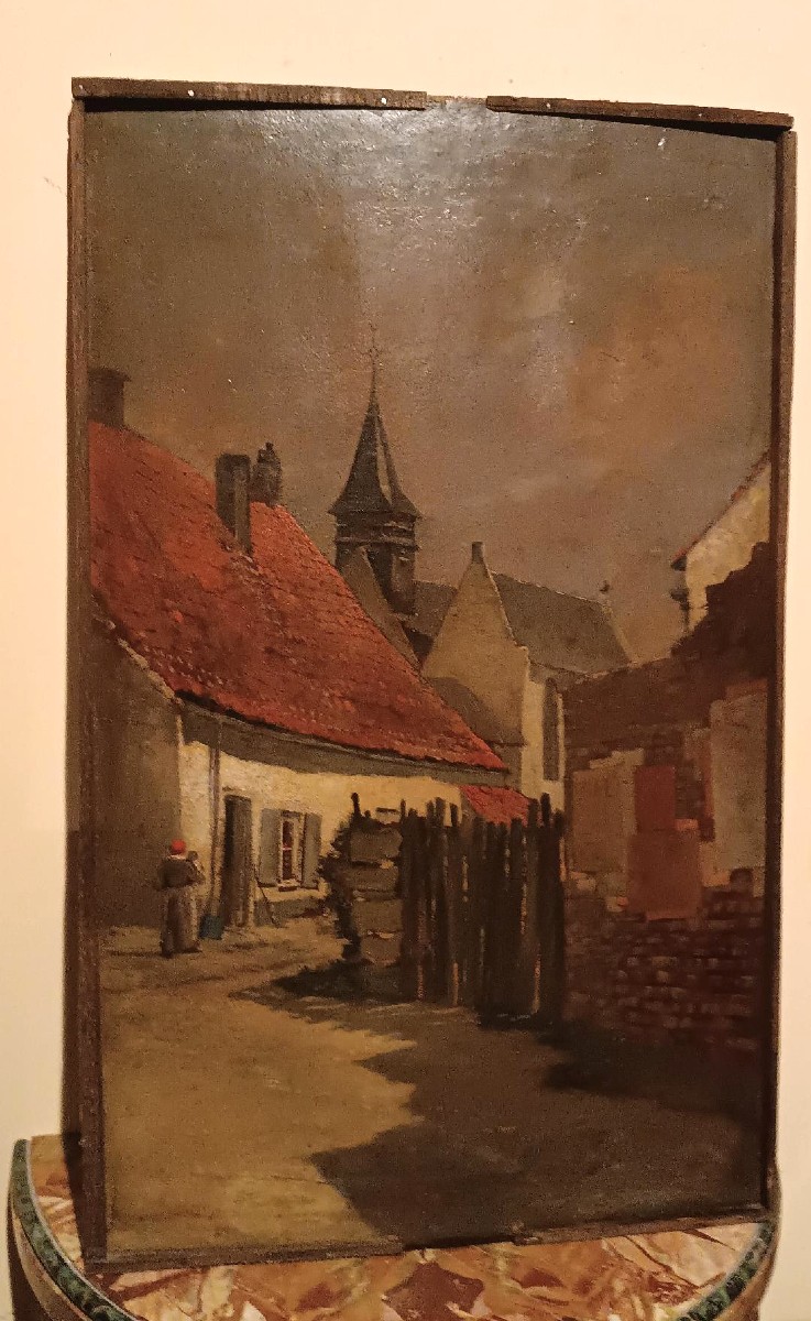 Peinture du XIXe siècle - Huile sur panneau - École européenne