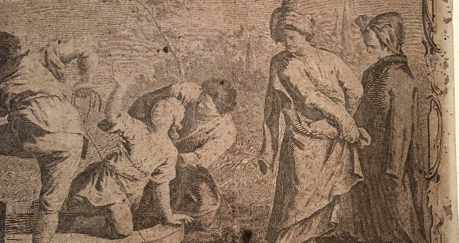 Antique Engraving Giovanni Volpato - 'joseph Eductus And Cistern', 1768-photo-2