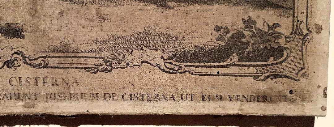 Antique Engraving Giovanni Volpato - 'joseph Eductus And Cistern', 1768-photo-5