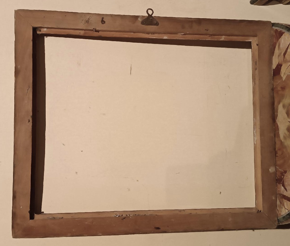 Antique Lacquered And Gilded Tuscan Frame From The 18th Century-photo-3