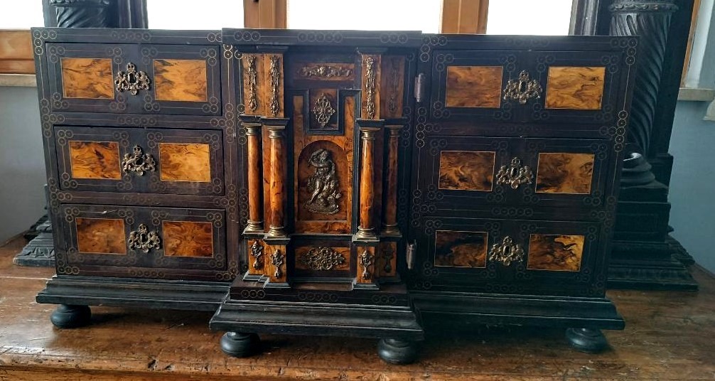 Large Inlaid Coin Purse From The Early 1900s-photo-3