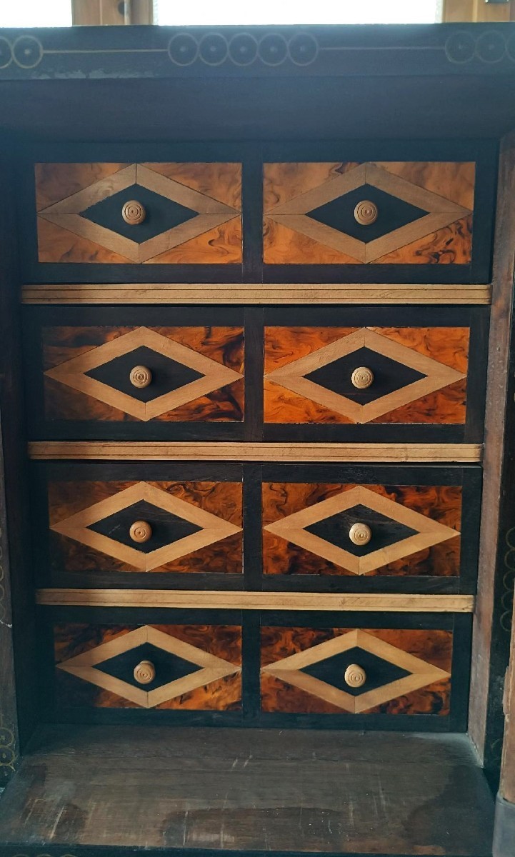 Large Inlaid Coin Purse From The Early 1900s-photo-5