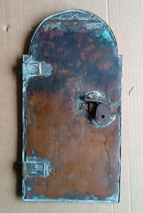 Antique Bronze Tabernacle Door From The 18th Century-photo-3