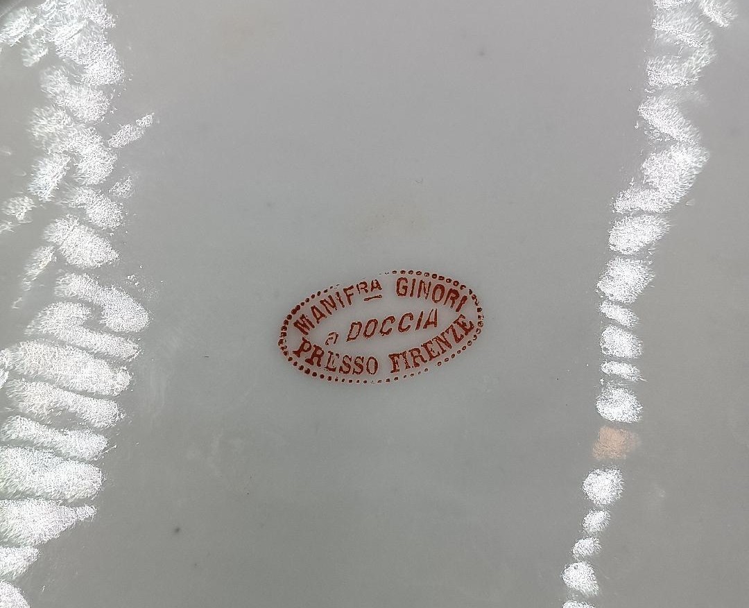 Pair Of Cashpot Vases, Ginori Porcelain, Second Half Of The 19th Century-photo-4