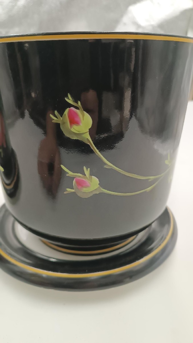 Pair Of Cashpot Vases, Ginori Porcelain, Second Half Of The 19th Century-photo-3