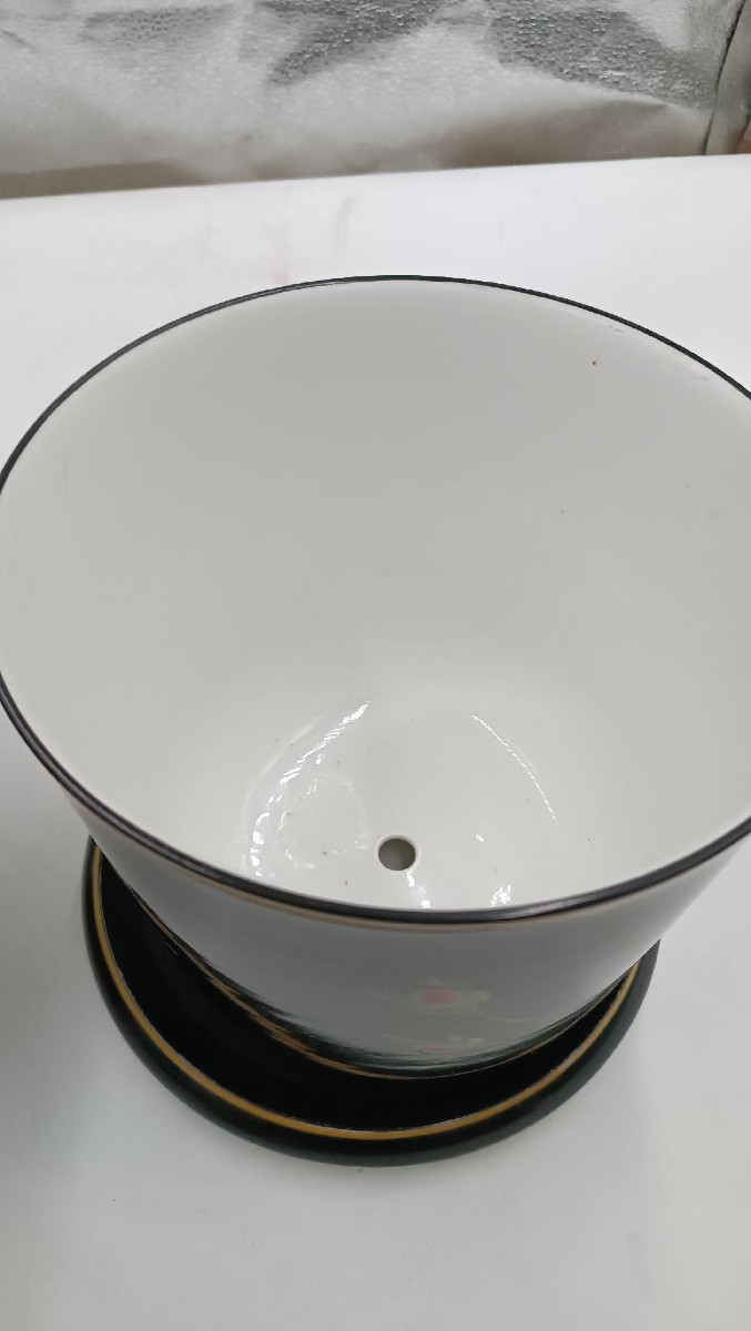 Pair Of Cashpot Vases, Ginori Porcelain, Second Half Of The 19th Century-photo-5